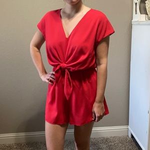 Boutique romper / large / red
